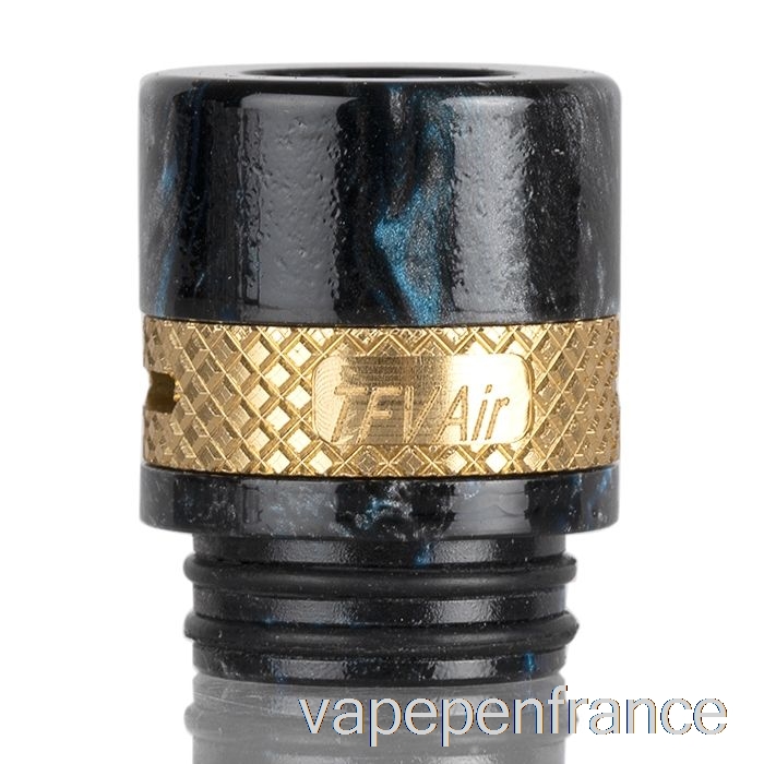 Drip Tip En Résine 810 Tfv Air Noir/bleu Stylo Vape